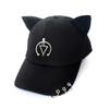 Metal Decor Baseball Hat With Sunshade For Street Style Looks