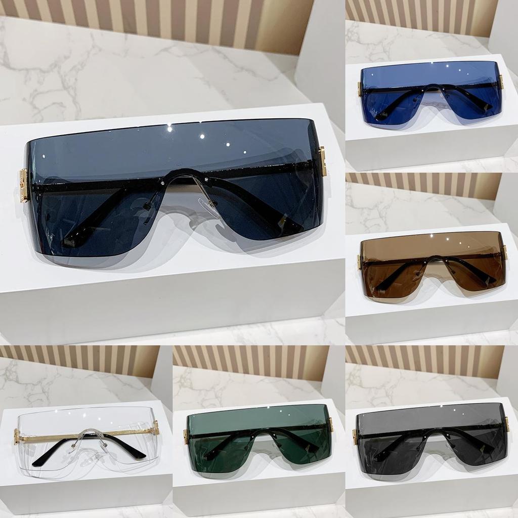 Miao Jia Y2k Frameless Sunglasses For Women Uv400 Sun Protection Fashion Accessories
