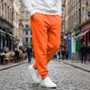 Casual joggingbroek voor heren met elastische tailleband en taps toelopende pijp voor sportkleding