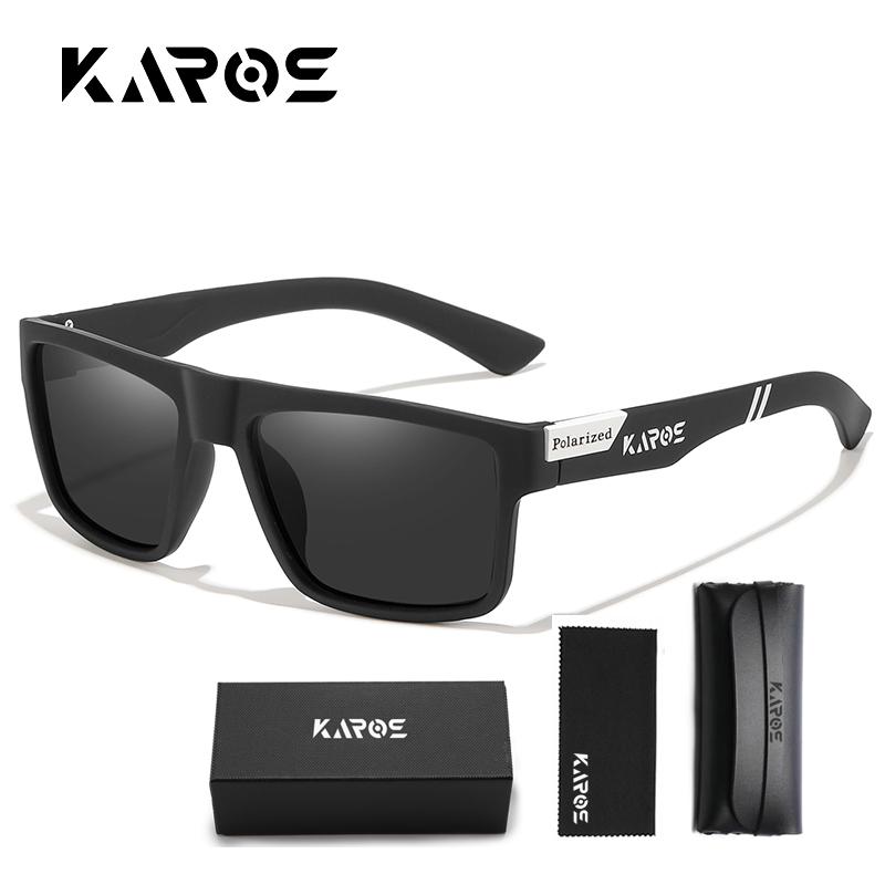 

Karos Polarized Sunglasses New Men Brand Designer Square Sports Sun Glasses Male Driving Fishing Goggle Uv400 Women Travel Eyewe