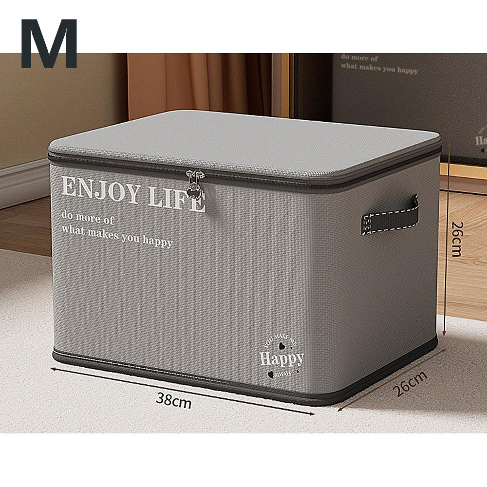 Multi-Purpose Large Capacity Storage Bin Car & Home Clothes Quilt Organizer Wardrobe Container for Moving Bag Box M