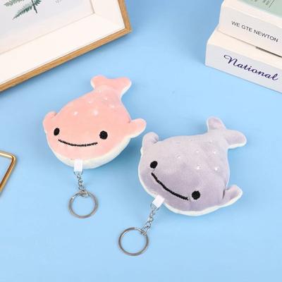 Porte-clés Baleine de Dessin Animé en Peluche Douce Animal Baleine Pendentif Baleine Poupée Baleine Animale Décoration