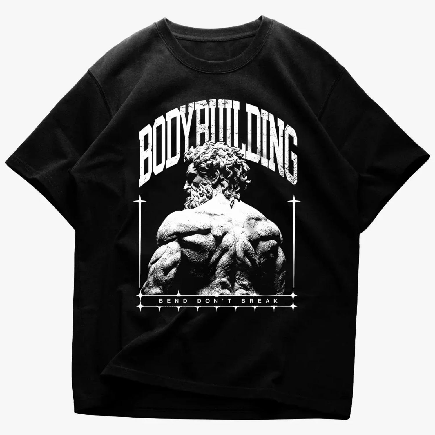 

Myth Statue Men Cotton TShirt Gym Athletic Streetwear Black S чёрный