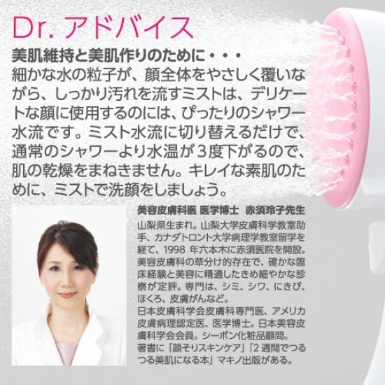 SANEI Nebelstopp Duschkopf für Gesichtsporen Handgefertigt beim Waschen, Reinigen, Stopp, Japan, PS3062-80XA-LP24