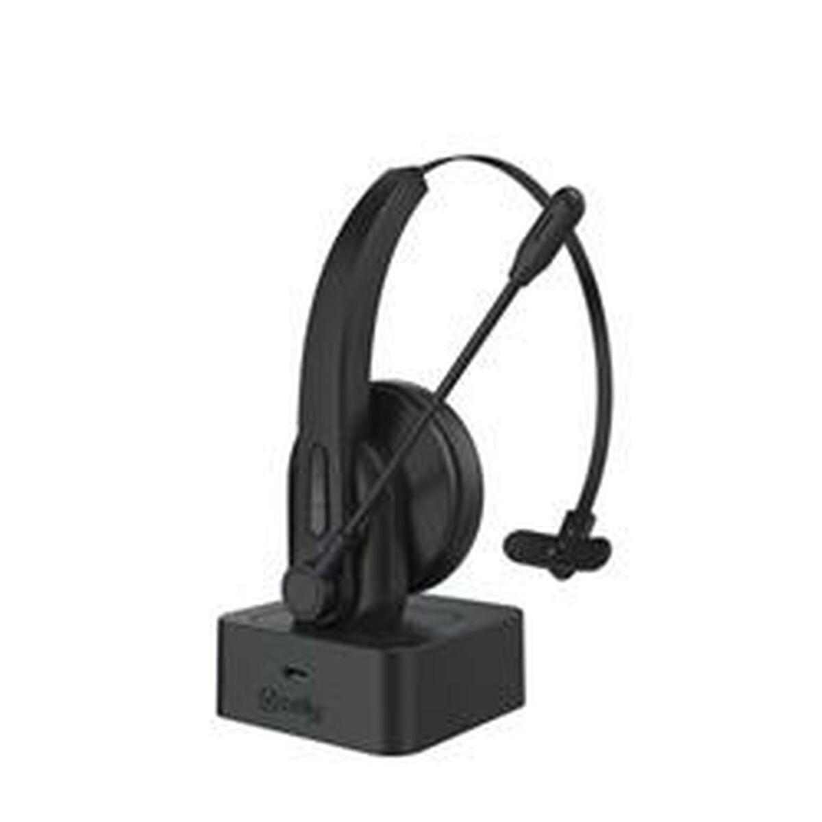 

Casques avec Microphone Celly SWHEADSETMONOBK Noir