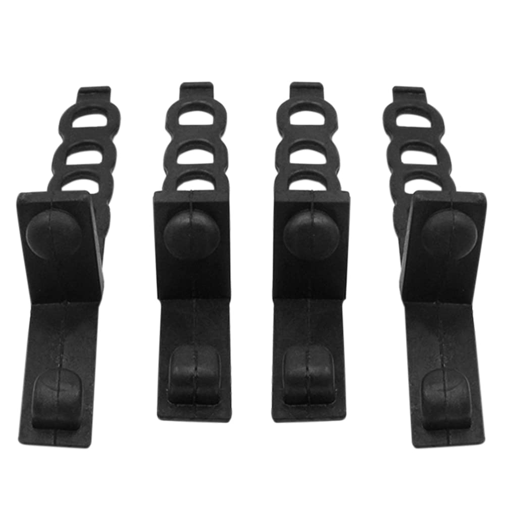 Adjivecct 4pcs Bi Headlight Fixing Bracket Belt Headlight Fairing Rubber