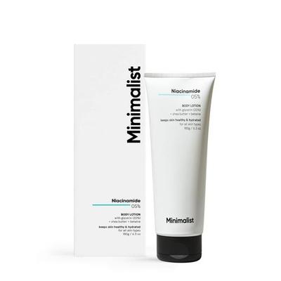 Niacinamide 5% Body Lotion | Repairs Skin Barrier | Nourishes With Shea Butter | For Men & Women (180 Gm)