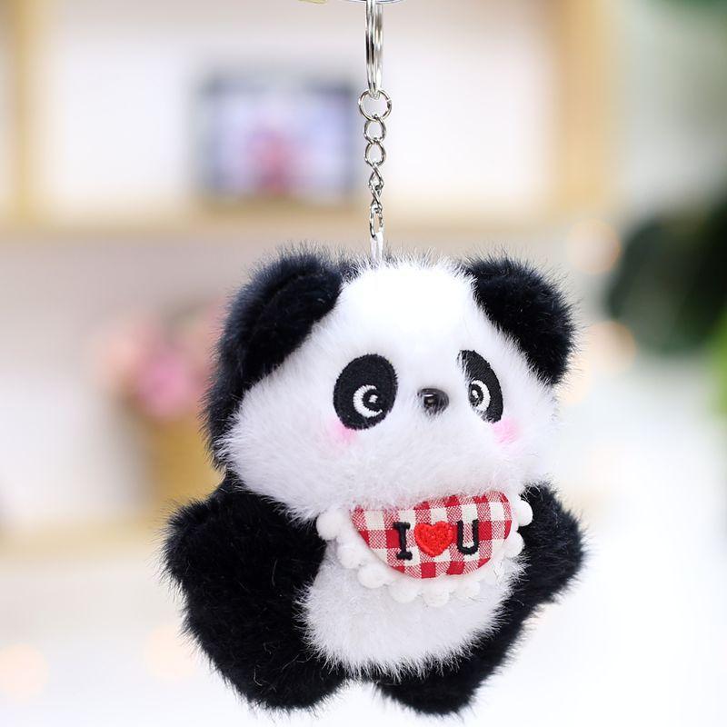 

Милые штаны-комбинезон плюшевые игрушки национальное сокровище кукла гигантская панда сумка подвесное украшение брелок кукла 11cm