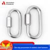 Stainless Steel Quick Link Safety Buckle for Climbing, Chain, and Dog Leash
