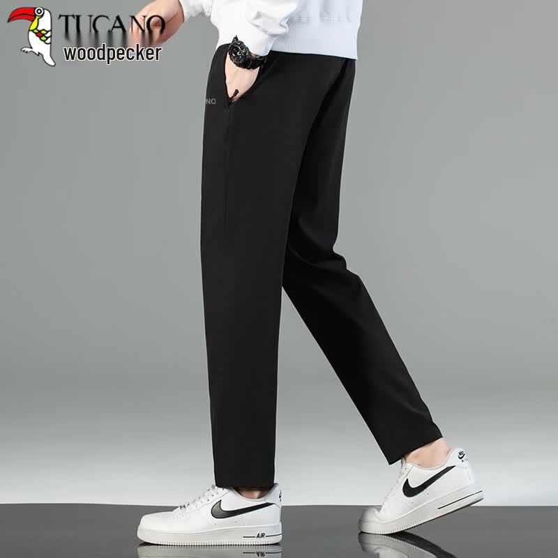 Tucano Men's Loose Fit Straight-Leg Casual Pants