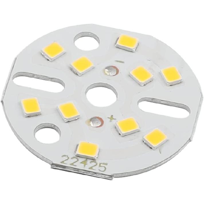 Othmro 5Pcs 1.22in Dia LED Chip Bulb Super Bright High Power 15-17V 3000K 2835 Aluminum LED Bulb Surface Mounted Device Light Beads Floodlight for