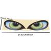 1/2Pcs Car Stickers 3D Stereo Reflective Cat Eyes Car Sticker Creative Rearview Mirror Sticker Decals Universal Eyes Stickers