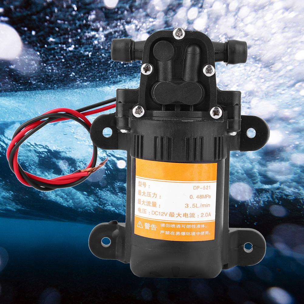 High Quality Plastic Mini Diaphragm Water Pump 12V 0.48MPA 3.5L Min