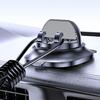 Phone Holder For Car 360 Degree Rotating Automobile Cradles Dashboard Cell Phone Holder With Parking Number Plate For Road Trips
