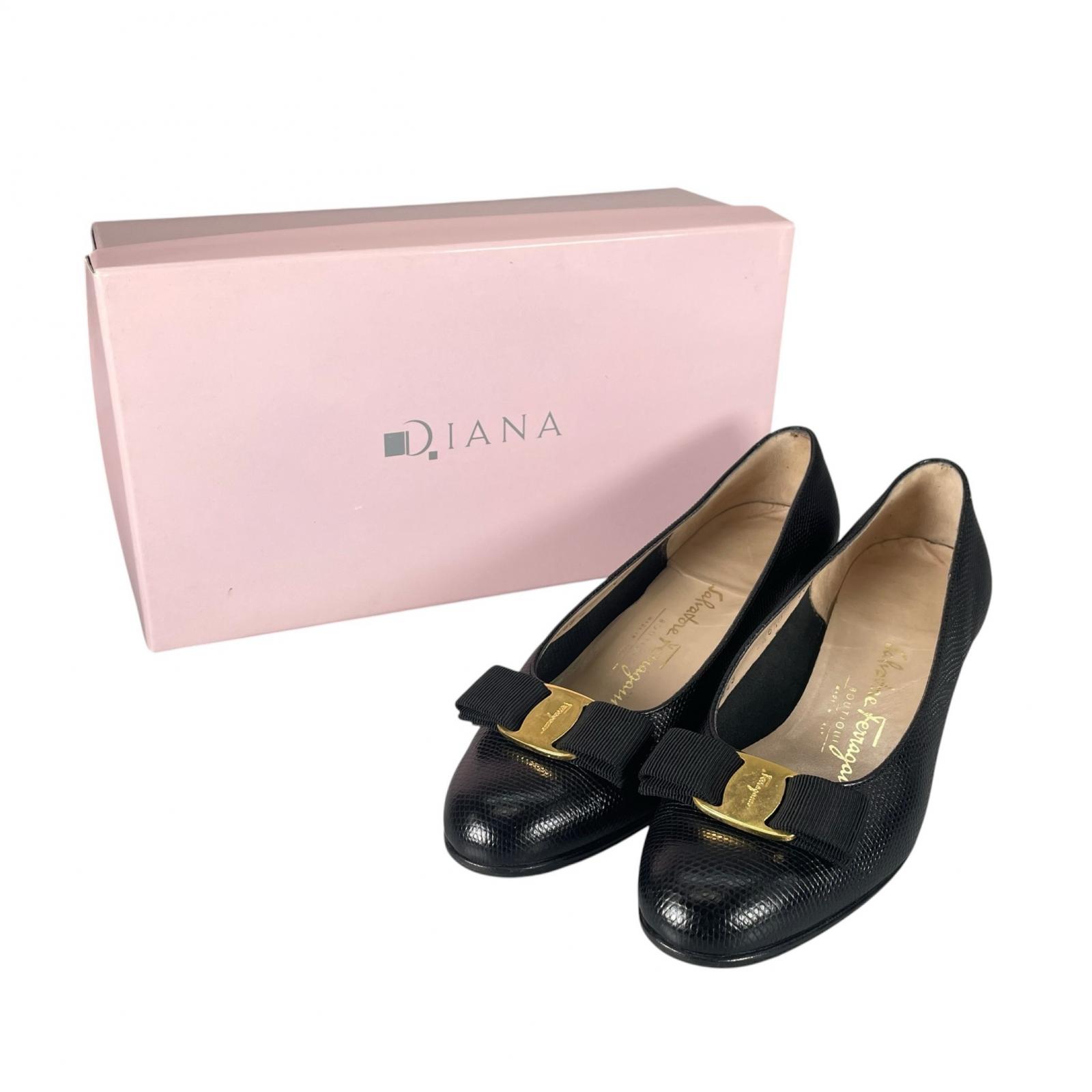 

DIANA (24.5) WOMEN Pumps Black Authentic Model DG04359