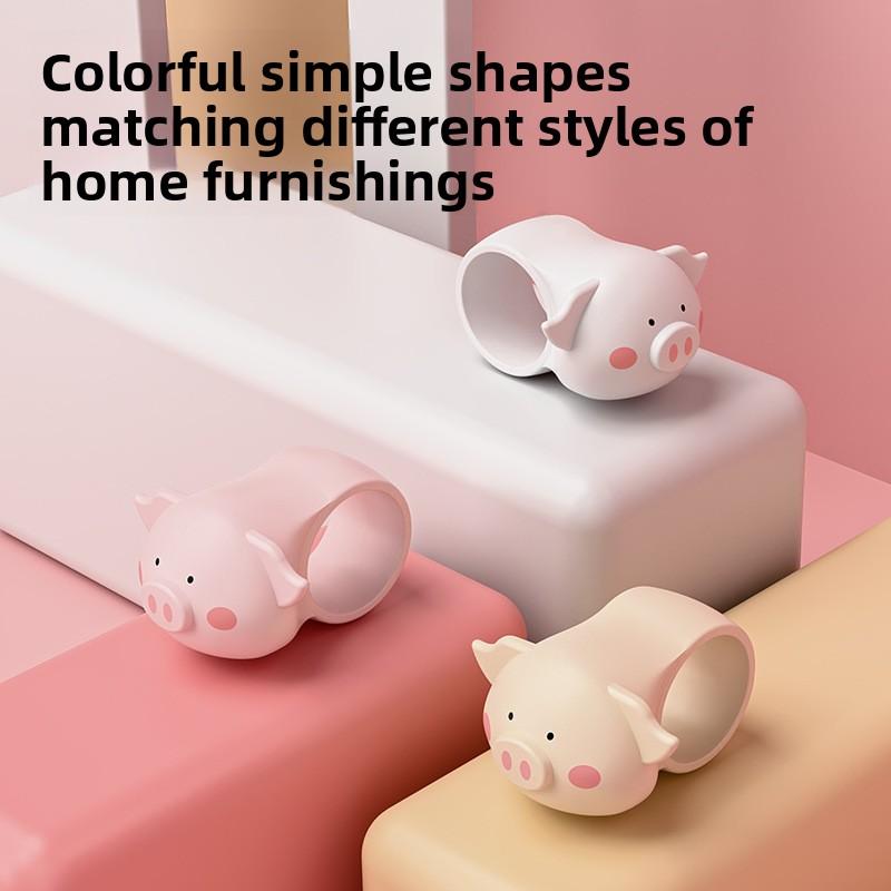 

Силиконовый протектор дверной ручки, креативные противоударные накладки для спальни, настенный набор бамперов (3 куска) 3 pcs абрикосовый