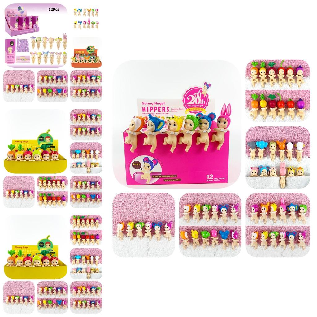 Adorable Sonnyangel Blind Box Collectible Figure Cute Pvc Car Decoration Hippers Lookingback