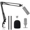 SUNMON SoloCast Boom Arm Microphone Stand for HyperX SoloCast 2 with Cover