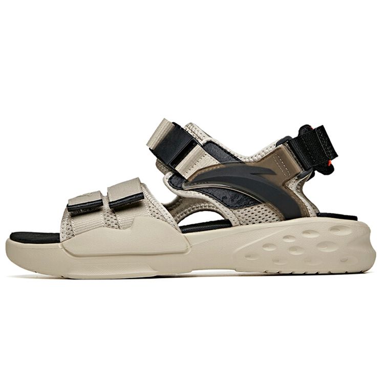 ANTA Men Sport Casual Sandals Off White Black 912126961-1 45
