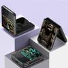 Aztec Maya Stone Phone Case For Samsung Z Flip 6 7 5G Z Flip 5 Galaxy Z Flip 3 4 5G ZFlip Shockproof Hard Cover TPU PC Coque Cap