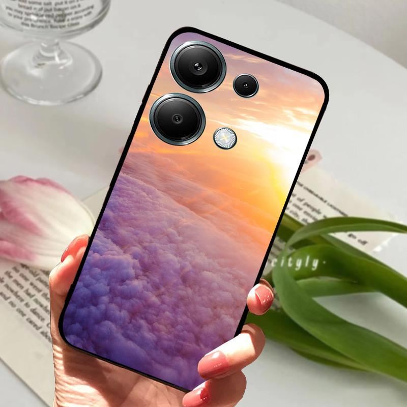 For Xiaomi Poco M6 Pro 4G Case PocoM6 Pro Shockproof Soft TPU Silicone Phone Cover For Poco M6 Pro 4G Funda Capa Cartoon Shells
