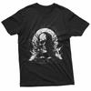 Cracked Skull Dark Art Gothic Art Grave Fog T-Shirt