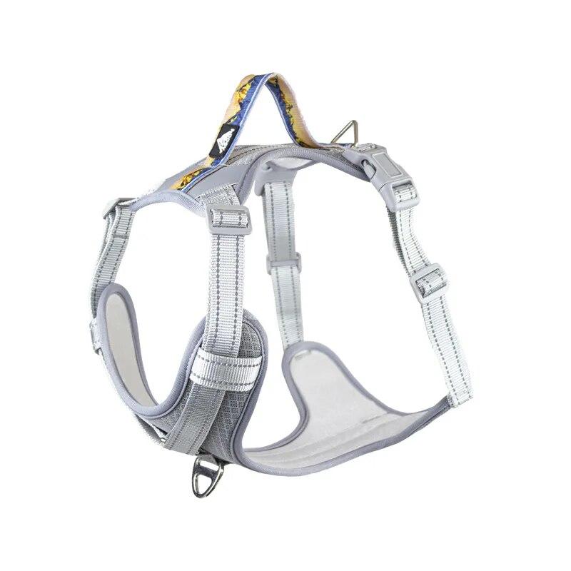 Hundegeschirr ohne Ziehen für mittelgroße und große Hunde, reflektierende Weste mit Griff, Welpenhalsband, Geschirre, Haustier-Zubehör für Spaziergänge im Freien