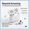 Apple AirPods 3 True Wireless sluchátka s čipem H1, automatické párování, dotykové ovládání, prostorový zvuk, bezdrátová sluchátka pro chytré telefony iOS a Android