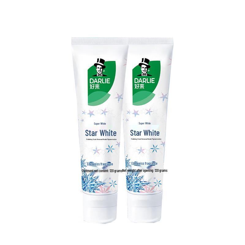 

Hawley Super White Star Edelweiss Whitening Toothpaste