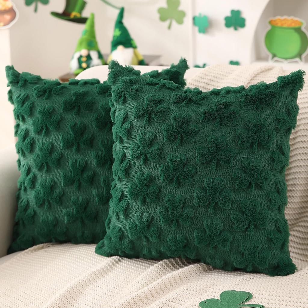 Christmas Lights Embroidered Pillow Case American Retro Living Room Sofa Pillow Cushion Christmas Atmosphere Home Decoration