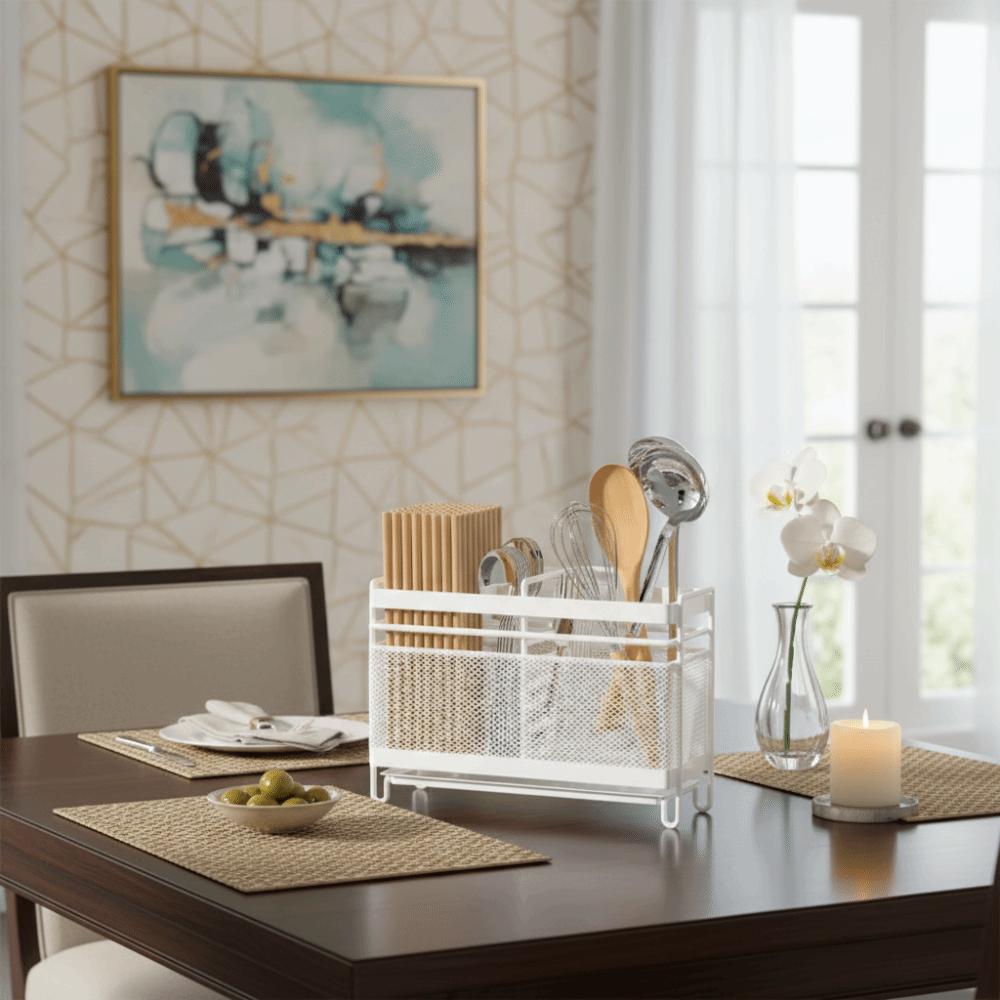 Space Saving Chopsticks Storage Holder Rust Proof Cutlery Storage Shelf  Kitchen Gadgets