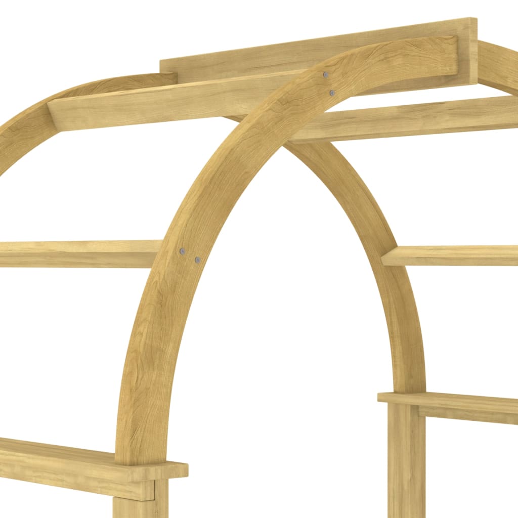 Vidaxl Garden Pergola, 141X97X243 Cm, Impregnated Pine Wood