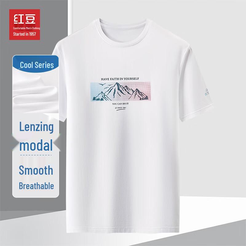 Hodo Men s Modal Cotton Breathable Print T-Shirt 180/96A