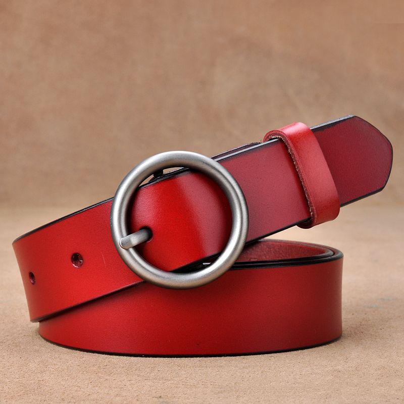 Belts for Women Fashion Casual Designer Belts High Quality Luxury for Jeans All-match Leather Belt Women Solid Color