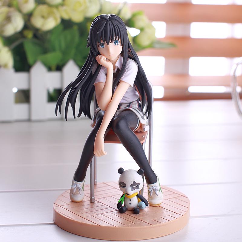 New Collection Figure  Yukino Anime Model My Teen Romantic Comedy SNAFU PVC Action Standing Sitting Posture Toys Uniforms Girl