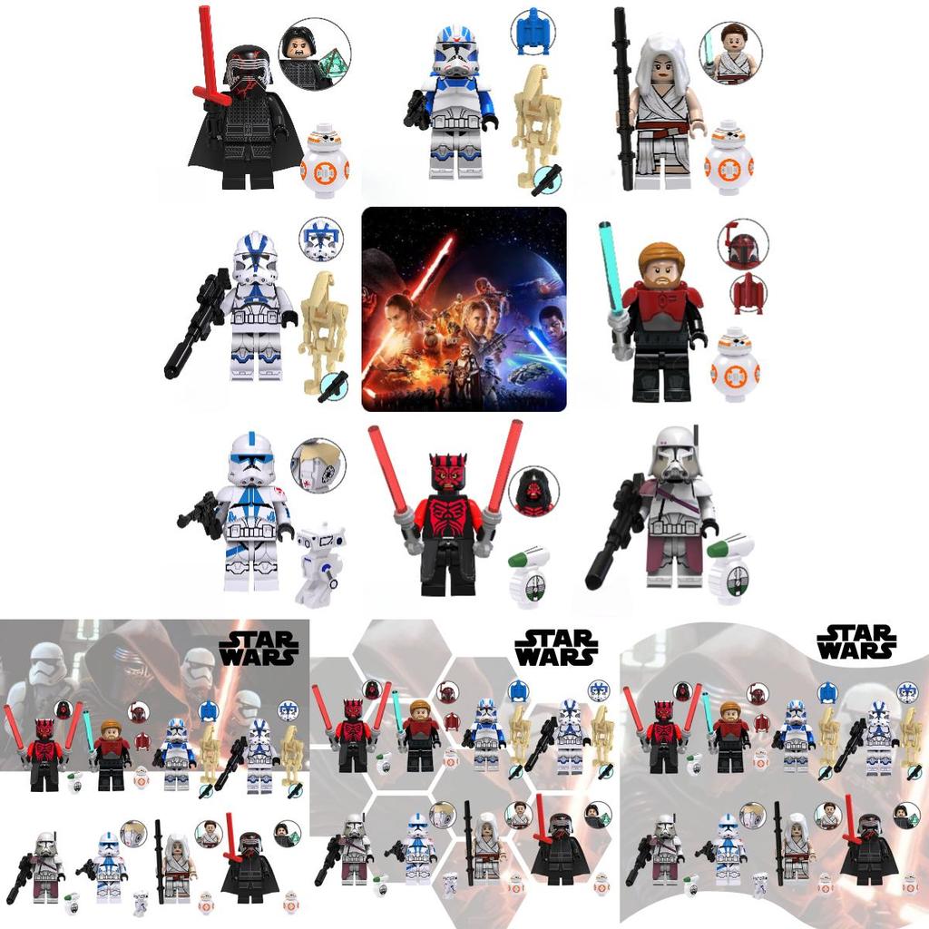 Tv6104 Serie Futuristica Comandante Ray Kylo Ren Giocattolo da Costruzione Plastica ABS Fai da Te 0-38 Pezzi