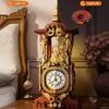 Non-Toxic 879Pcs Vintage Clock Building Blocks Toys Model Vintage Clock Assemble Puzzle Bricks Toy Sets For Kid Desktop Ornament Gifts