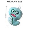 Large Eyed Snake Hanging Ornament Lightweight and Portable Plush Snake Keychain Charm with Big Eyes for Daily Wear