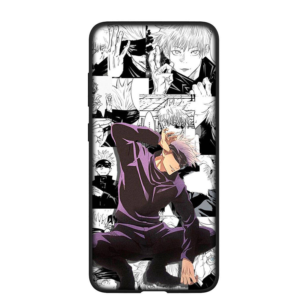 Phone Case for Samsung Galaxy S25 S23 S22 S24 Ultra FE A05 A06 A15 A16 A36 A37 A35 A54 A55 A56 A57 A25 A53 A17 Anime Gojo Satoru Jujutsu Kaisen Cover