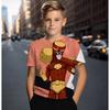 2026 New Summer Style Super Cool Boys Cute Girls Casual Short-sleeved T-shirt One Punch Man Pattern 3D Printed Children's Tops
