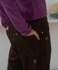 FUNFROMFUN Home Corduroy Pants, Brown