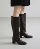 Sappun Neva Square Long Boots (5Cm)