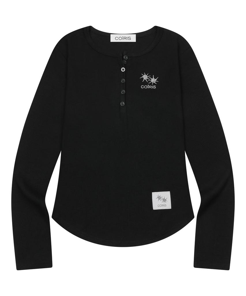 Koiliseu Arena Button Long Sleeve Tee (4 Colors)