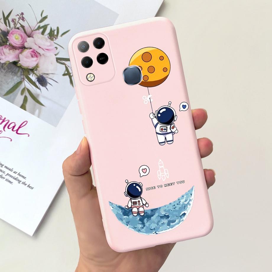 Für Infinix X689F X689 Hülle Infinix Hot 11 G37 Hot 10S NFC 10T Coque Funda Weiches Silikon Kamera Geschützt Schwarze Katze Weltraummann