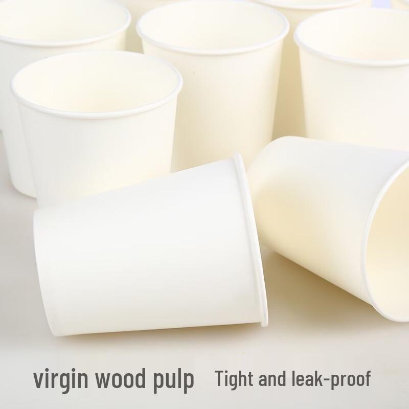 Disposable Thickened White Paper Cups
