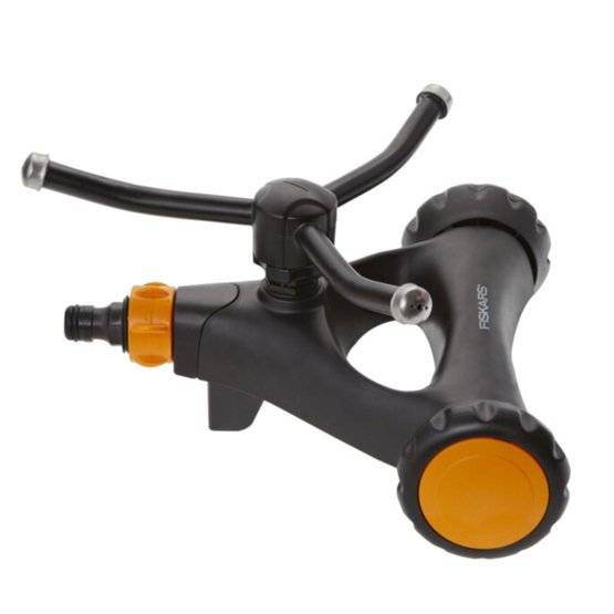 Fiskars Circular Sprinkler 1023657 On wheels Metal Range 13 m Stable Durable