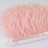 13-18CM 6M Ostrich Feather Trim Cloth Belt for Sewing DIY Feather Ribbon Fringe Wedding Dress Clothes Decoration