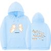 Außenhandel neue Mode Druck Doppel-Astronaut Kapuzenpullover Lockerer Pullover Freizeit Herren und Damen Freizeit Sportpullover