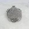 Acrylic Mini Clutch Bag With Rhinestones Chain And Box Shape For Evening Wear