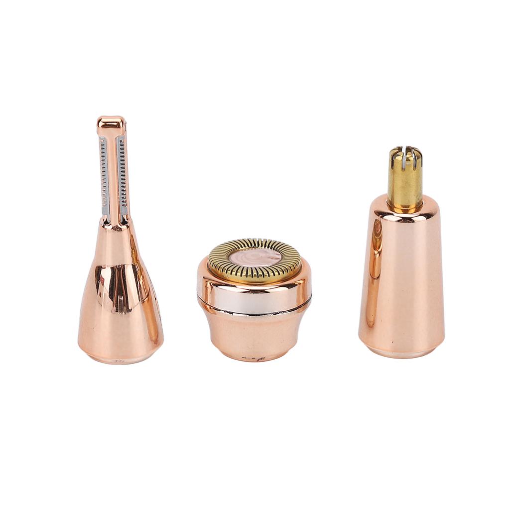 Electric Eyebrow Trimmer Waterproof Lightweight 4 in 1 Body Hair Remover for Women Men